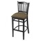 Holland Bar Stool Co 25" Counter Stool, Black Finish, Graph Cork Seat 312025Blk017 - alternate 1